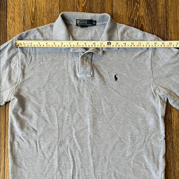 Polo Ralph Lauren Light Blue Long Sleeve Polo Shirt Mens Size Medium - Picture 10 of 13